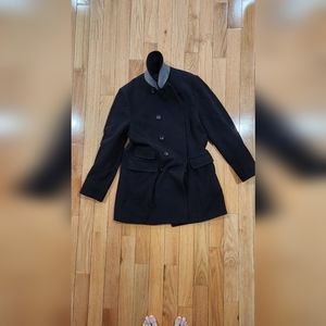 Banana Republic Peacoat, Black, L
